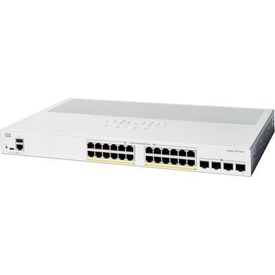 Комутатор Cisco Catalyst 1200 24xGE, PoE, 4x10G SFP+ (C1200-24P-4X) [105194]