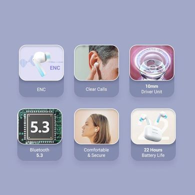 Навушники TWS Vention Elf Earbuds E04 White (NBIW0) [401952]