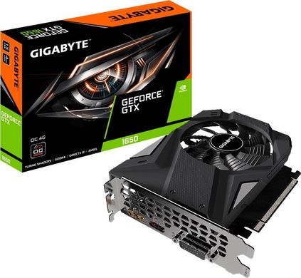 Відеокарта GIGABYTE GeForce GTX 1650 4GB DDR6 OC (GV-N1656OC-4GD)