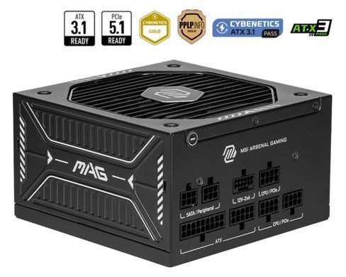 Блок живлення MSI 750W (MAG A750GLS PCIE5) [614317]