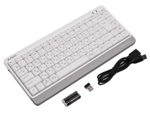 Клавіатура бездротова A4Tech FBK11 White (FBK11 (White)) [605921]