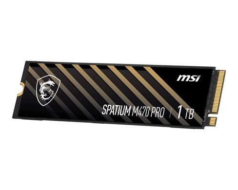 Накопичувач SSD 1TB MSI Spatium M470 Pro M.2 2280 PCIe 4.0 x4 NVMe 3D NAND TLC (S78-440L0J0-P83) [615631]