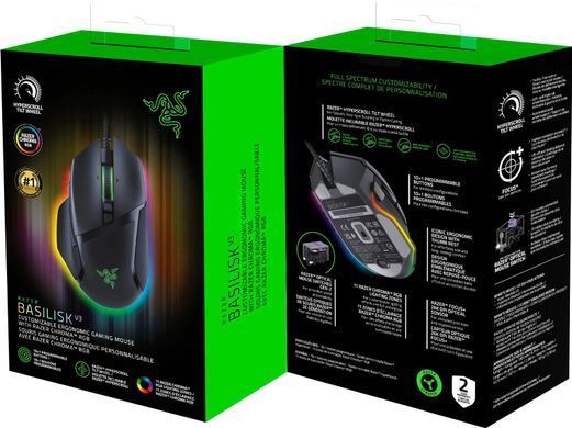 Миша Razer Basilisk V3 Black (RZ01-04000100-R3M1) [606473]