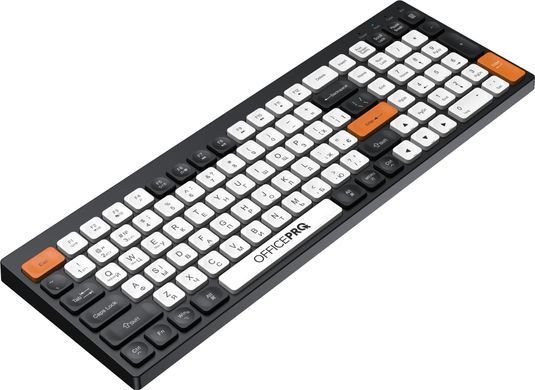 Клавіатура бездротова OfficePro Bluetooth Black/White (SK985BO) [617842]