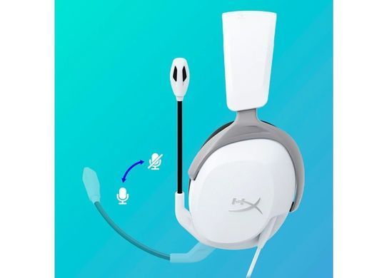 Гарнітура HyperX Cloud Stinger 2 Core PS5/PS4, mini-jack, біло-синій (6H9B5AA) [107315]