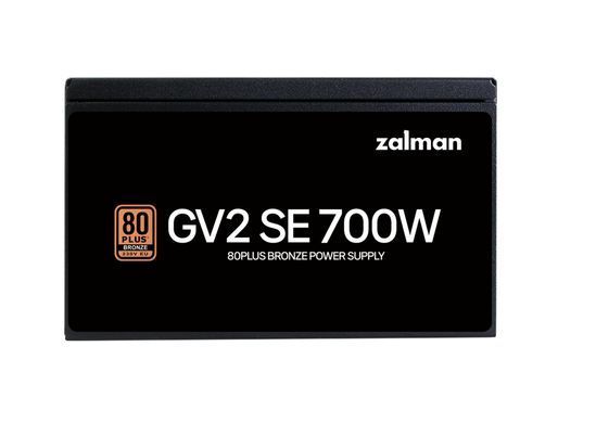 Блок живлення Zalman GV2SE (700W) 88%, 80+ Bronze, 120мм, 1xMB 24pin(20+4), 1xCPU(4+4 pin + 8pin), 4xMolex, 6xSATA, 4xPCIe 8pin(6+2) (ZM700-GV2SE) [109529]