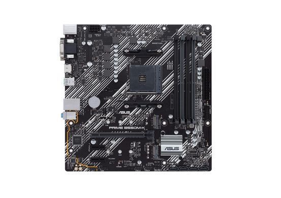 Материнcька плата ASUS PRIME B550M-K sAM4 B550 4xDDR4 M.2 HDMI DVI D-Sub mATX (90MB14V0-M0EAY0) [109084]