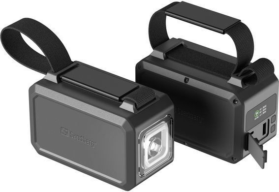 УМБ Sandberg 40000mAh,Survivor 100W, 2xUSB-С, USB-A, LED ліхтар, PowerThru, чорний (421-14) [404280]