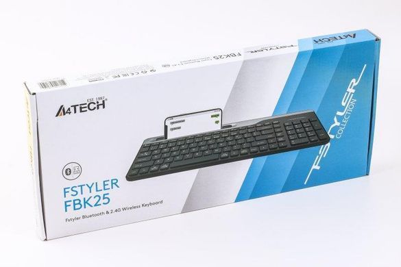 Клавіатура бездротова A4Tech Fstyler FBK25 Black (FBK25 (Black)) [609369]