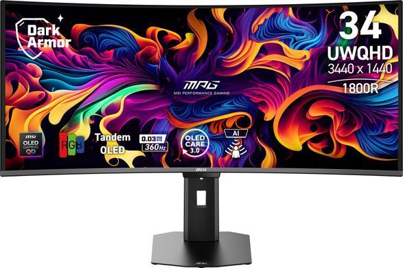 Монітор 34" MSI (MPG 341CQR QD-OLED X36) [504016]