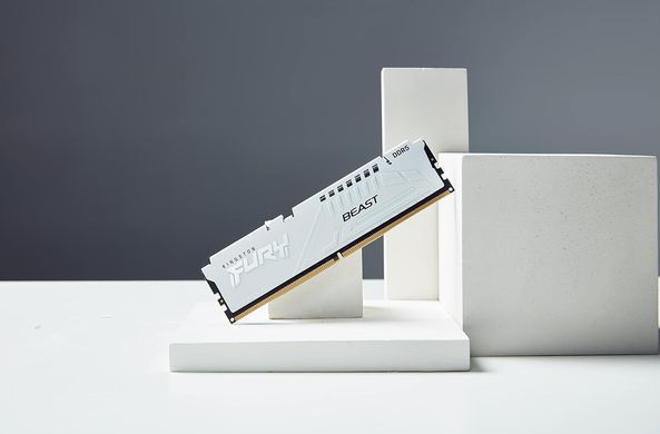 Пам'ять ПК Kingston DDR5 16GB 6000 FURY Beast EXPO Білий (KF560C36BWE2-16) [114550]