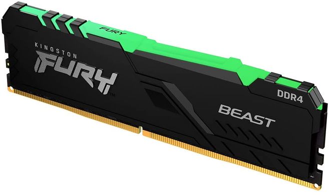 Пам'ять ПК Kingston DDR4 8GB 3600 FURY Beast RGB (KF436C17BBA/8)