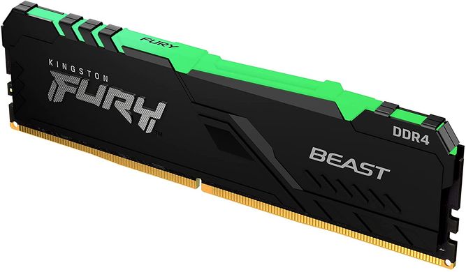 Пам'ять ПК Kingston DDR4 8GB 3600 FURY Beast RGB (KF436C17BBA/8)