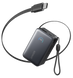 Портативний зарядний пристрій Anker Nano - 10000 mAh 45W Built-In USB-C Cable Black (A1638H11) [203313], фото 1