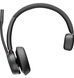 Гарнітура комп'ютерна моно On-ear Poly Voyager 4310-M з адаптером BT700, USB-A, Bluetooth, всеспрямований, Acoustic fence, сертифікат Microsoft Teams, чорний (77Y91AA) [107422], фото 5