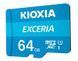 Карта пам&rsquo;яті MICRO SDXC 64GB UHS-I W/A KIOXIA (LMEX1L064GG2) [501199], фото 2