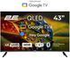 Телевізор 43" 2E QLED 4K 60Hz Smart Google TV Black (2E-43A77Q) [102205], фото 1