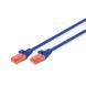 Патч-корд DIGITUS CAT 6 UTP, 3м, AWG 26/7, Cu, LSZH, синій (DK-1617-030/B) [109785], фото 2