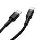 Кабель Baseus Cafule Cable Type-C to iP PD 20W 1m Gray+Black (CATLKLF-G1) [802530], фото 6