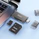 USB-хаб HOCO HB39 USB/Type-C 3.0 high-speed card reader Metal Gray (6942007604819) [805345], фото 7