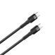 Кабель ColorWay USB Type-C - USB Type-C PD Fast Charging, 3А, 65W, 0.3м Black (CW-CBPDCC054-BK) [607380], фото 5