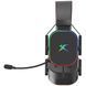 Ігрова гарнітура XTRIKE ME XBOX/PS/PC, USB+3,5 мм, статичне RGB, кабель 2м, чорна (GH-606) [402002], фото 2