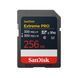 Карта пам'яті SanDisk SD 256GB C10 UHS-II U3 R300/W300MB/s Extreme Pro V90 (SDSDXDM-256G-GN4IN) [114127], фото 2