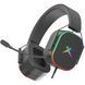 Ігрова гарнітура XTRIKE ME XBOX/PS/PC, USB+3,5 мм, статичне RGB, кабель 2м, чорна (GH-606) [402002], фото 1
