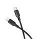 Кабель BOROFONE BX113 Lenny 60W silicone charging data cable C to C(L=1M) Black (6941991115455) [803600], фото 3