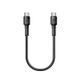 Кабель ColorWay USB Type-C - USB Type-C PD Fast Charging, 3А, 65W, 0.3м Black (CW-CBPDCC054-BK) [607380], фото 1