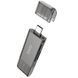 USB-хаб HOCO HB39 USB/Type-C 3.0 high-speed card reader Metal Gray (6942007604819) [805345], фото 3