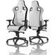 Ігрове крісло NOBLECHAIRS EPIC White/Black (NBL-PU-WHT-001) [302009], фото 2