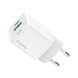 Мережевий зарядний пристрій ColorWay GaN Mini 20W PD Port PPS USB (Type-C PD + USB QC4.0) White (CW-CHS062PD-WT) [614607], фото 2