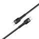 Кабель ColorWay USB Type-C - USB Type-C PD Fast Charging, 3А, 65W, 0.3м Black (CW-CBPDCC054-BK) [607380], фото 4