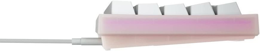 Клавіатура механічна Xtrfy K5 68Key, Kailh Red, USB-A, EN/UA, Hot-swap, RGB, біла (K5-RGB-CPT-TPWHITE-R-UKR) [103553]