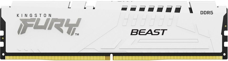 Пам'ять ПК Kingston DDR5 16GB 5200 FURY Beast EXPO Білий (KF552C36BWE-16) [109612]