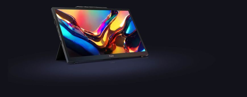 Монітор портативний Asus 15.6" ProArt PA169CDV HDMI, 2xUSB-C, MM, IPS, 3840x2160, 10ms, Touch, sRGB 100%, HDR400, Stylus (90LM0711-B01I70) [10890]