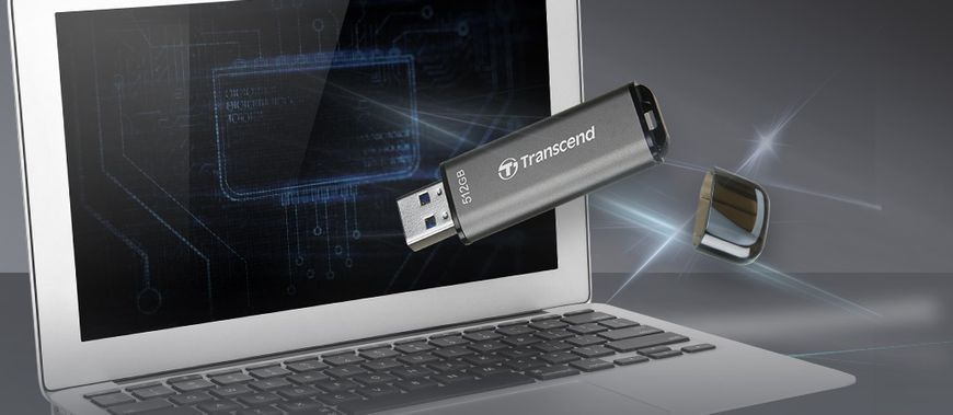 Накопичувач Transcend 128GB USB 3.2 Type-A JetFlash 920 Black R420/W400MB/s Чорний (TS128GJF920) [110018]