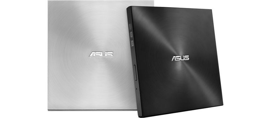 Привід оптичний портативний ASUS ZenDrive SDRW-08U7M-U DVD+-R/RW burner M-DISC USB2.0 срібний Retail Box Slim (90DD01X2-M29000) [109580]