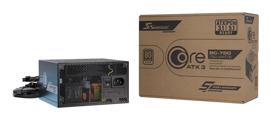 Блок живлення ATX 750W SEASONIC (CORE BC-750 ATX31) [503759]