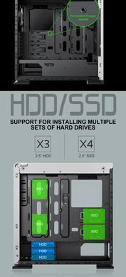 Корпус для ПК GAMEMAX (VEGA PRO WH) [33301]