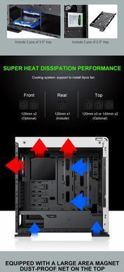 Корпус для ПК GAMEMAX (VEGA PRO WH) [33301]
