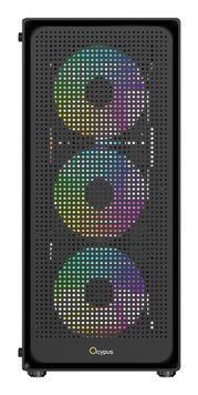 Корпус для комп'ютера MATX W/O PSU GAMMA C50 BK ARGB OCYPUS (GAMMA-C50-BKG400XX-GL) [502868]