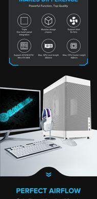 Корпус для ПК GAMEMAX (MeshBox PRO WT) [303351]