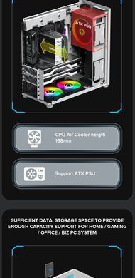 Корпус для ПК GAMEMAX (MeshBox PRO WT) [303351]