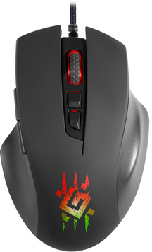 Миша Defender Wolverine GM-700L RGB, 7 кнопок, 12800 dpi (52700) [202935]