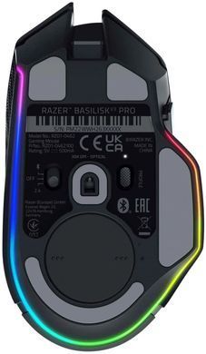 Миша Razer Basilisk V3 Pro, RGB, USB-A/WL/BT, чорний (RZ01-04620100-R3G1) [104045]