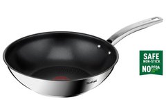 Tefal Сковорода Tefal Intuition ВОК B8171944, 28см, покриття Titanium, індукція, Thermo-Spot, нерж.сталь