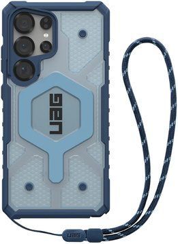 Чохол+ремінець UAG для Samsung Galaxy S25 Ultra, Pathfinder Clear with Magnet Bundle, Blues Lanyard (2144831BV03) [18307]