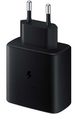 Мережевий зарядний пристрій Samsung EP-TA845 45W Type-C Black OEM (EP-TA845NBE) [614598]